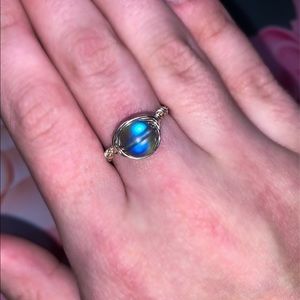 Handmade wrapped wire ring